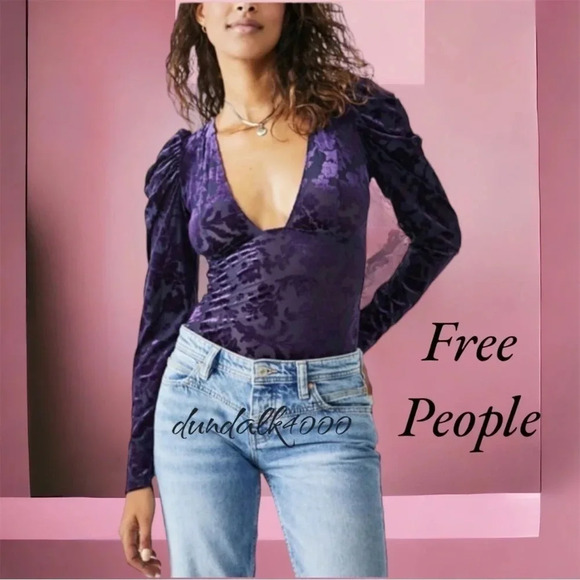 NWT Free People Magic Hour Bodysuit S - Picture 1 of 7